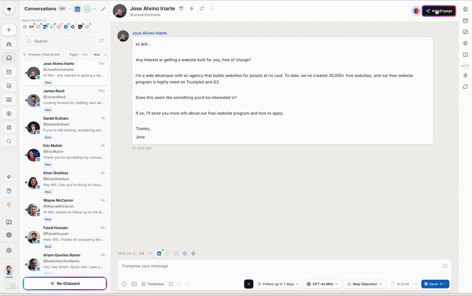 Upgraded AI Revenue Agent demo